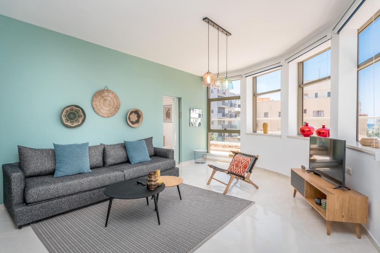 Superbe Apt Avec Terrasse Tres Proche De La Mer ! Tel Aviv Exterior foto
